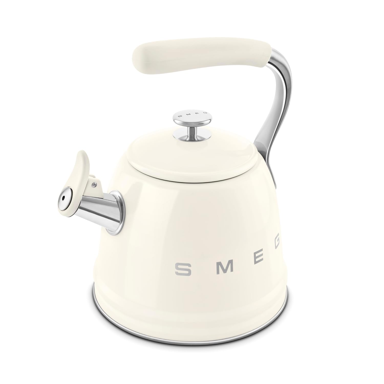 Whistling Kettle 2.3L Stainless Steel Cream