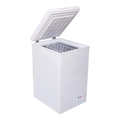 Chest Freezer 95L Slimline 47.5cm Manual Defrost Black