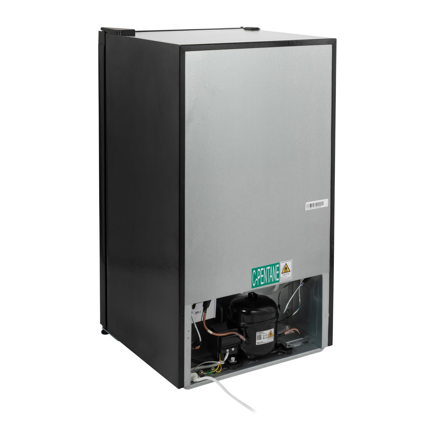 Undercounter Freezer 60L Freestanding With Reversible Door Black