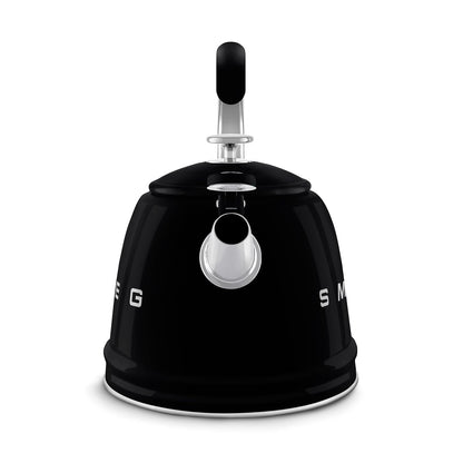 Whistling Kettle 2.3L Stainless Steel Silicone Handle Black