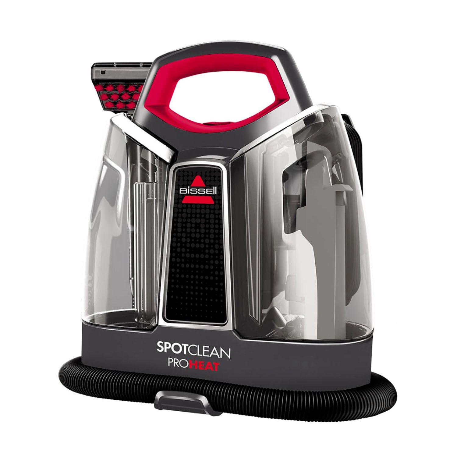 Portable Spot Cleaner 330W HeatWave Technology 1.5m Hose Titanium/Red