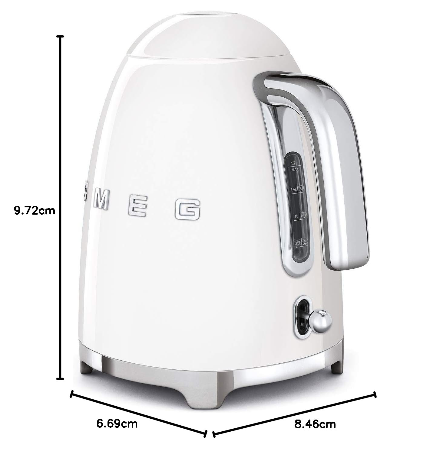 Retro Style Kettle 1.7L 2400W White