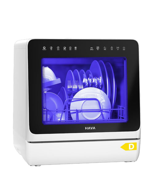 Countertop Dishwasher 5L 8 Programs With Water Softener Black