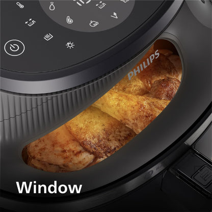 Air Fryer 7.2L 2000W 16-in-1 RapidAir Plus Cooking Window Black