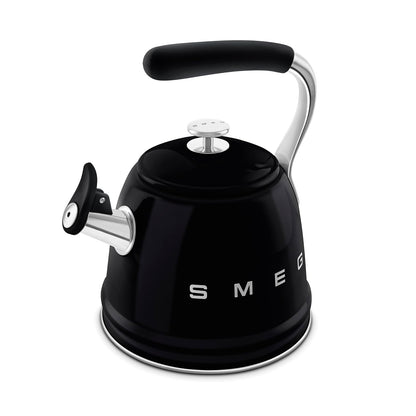 Whistling Kettle 2.3L Stainless Steel Silicone Handle Black