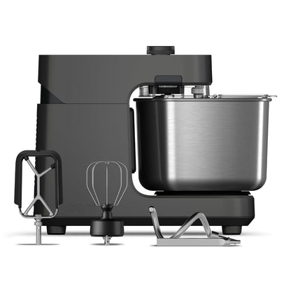 Spiral Mixer 7.3L 58 Speeds Dough Hook Beater Whisk Charcoal Grey