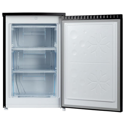 Upright Freezer 90L Reversible Door Adjustable Thermostat Black