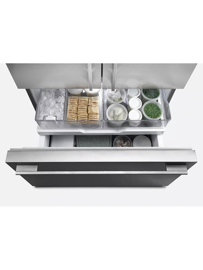 Freestanding French Door Fridge Freezer 569L 90cm Stainless Steel