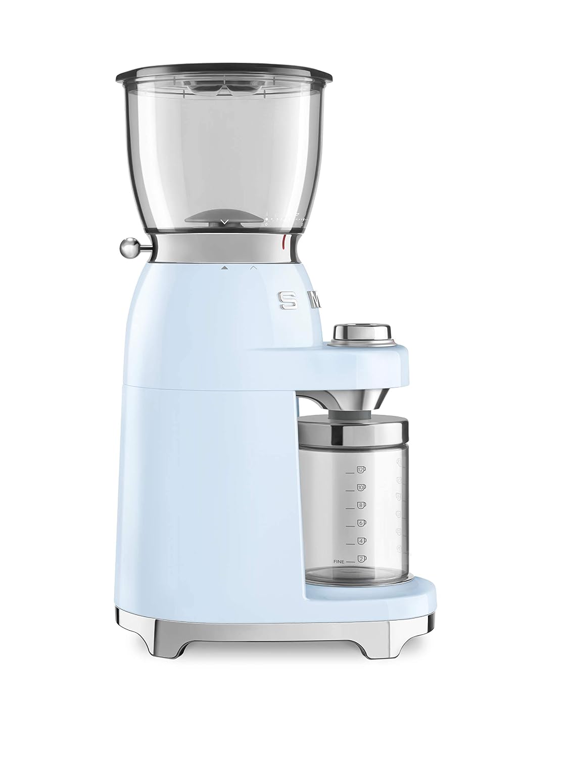 Coffee Grinder 150W 30 Grind Levels Conical Burr Pastel Blue