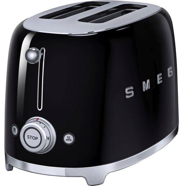 2 Slice Toaster 6 Browning Levels Extra-Wide Slots Black