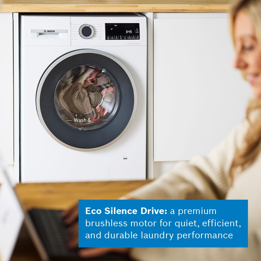 Freestanding Washer Dryer 10.5/6kg 1400rpm AntiStain White