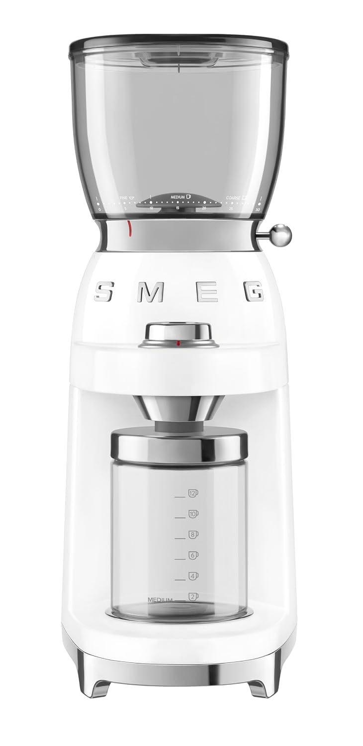 Coffee Grinder 150W 30 Grind Levels Conical Burr Pastel Blue