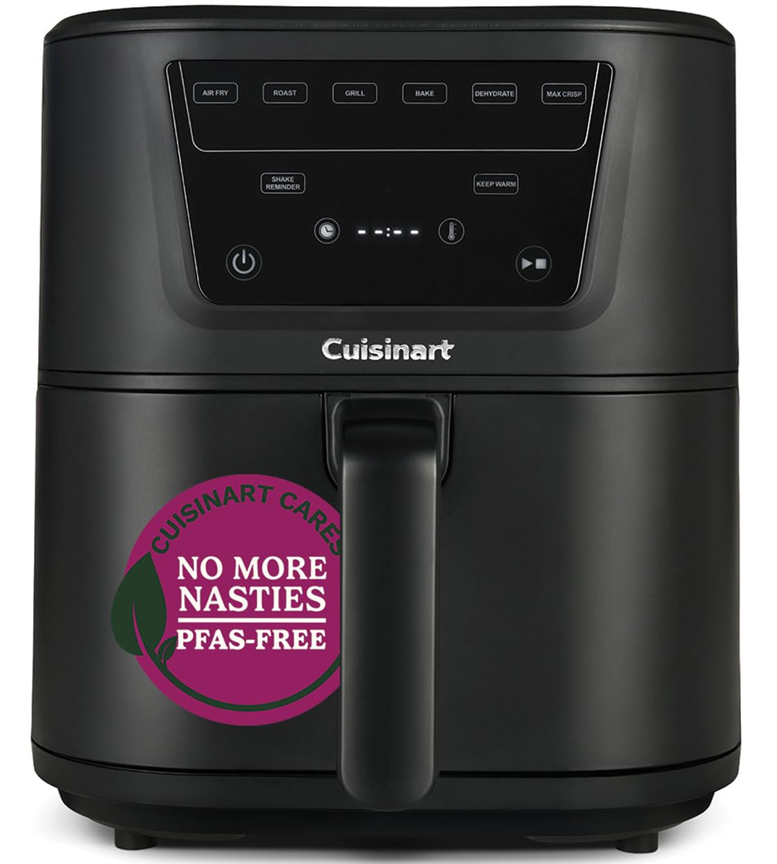 Tri Zone 13.6L Air Fryer Oven 3 Independent Cooking Zones PFAS-Free Black