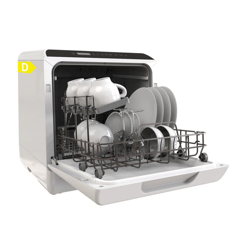 Table Top Dishwasher 5 Place Settings 5L Tank 6 Programmes White
