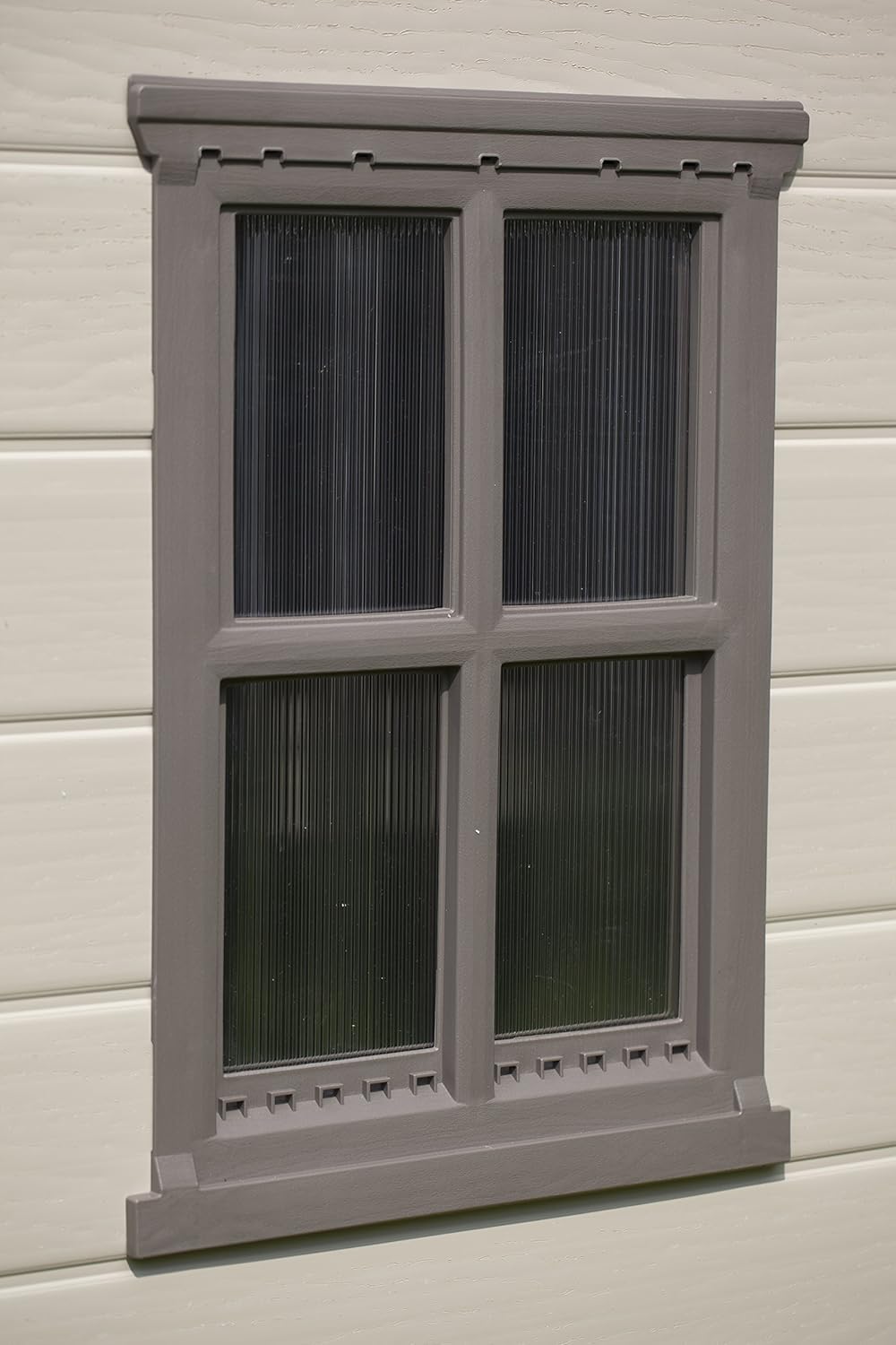 Resin Garden Storage Shed 8 X 6 Ft Brown Double Doors Lockable