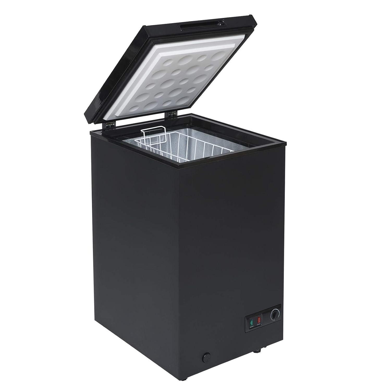 Chest Freezer 95L Slimline 47.5cm Manual Defrost Black