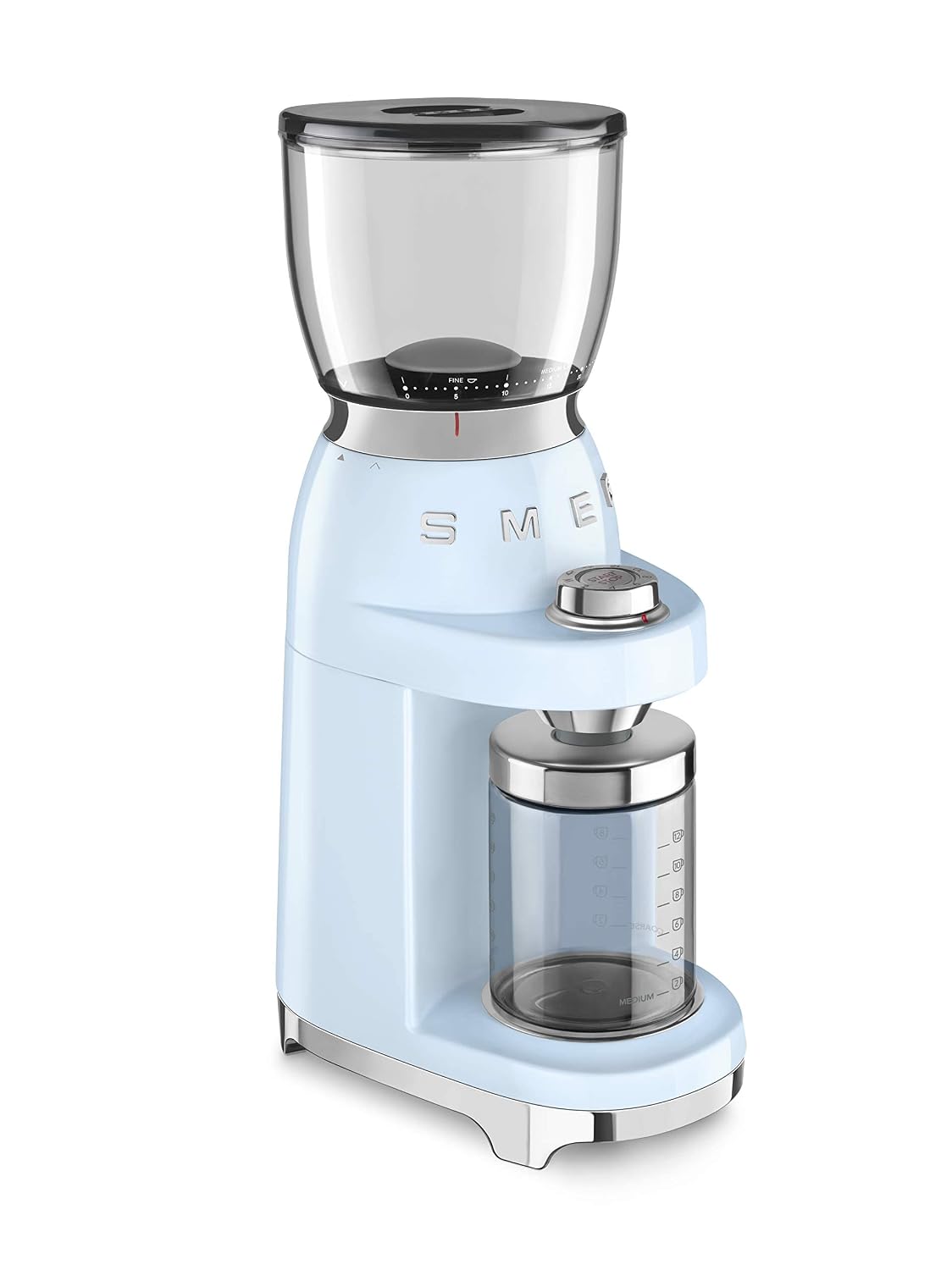 Coffee Grinder 150W 30 Grind Levels Conical Burr Pastel Blue