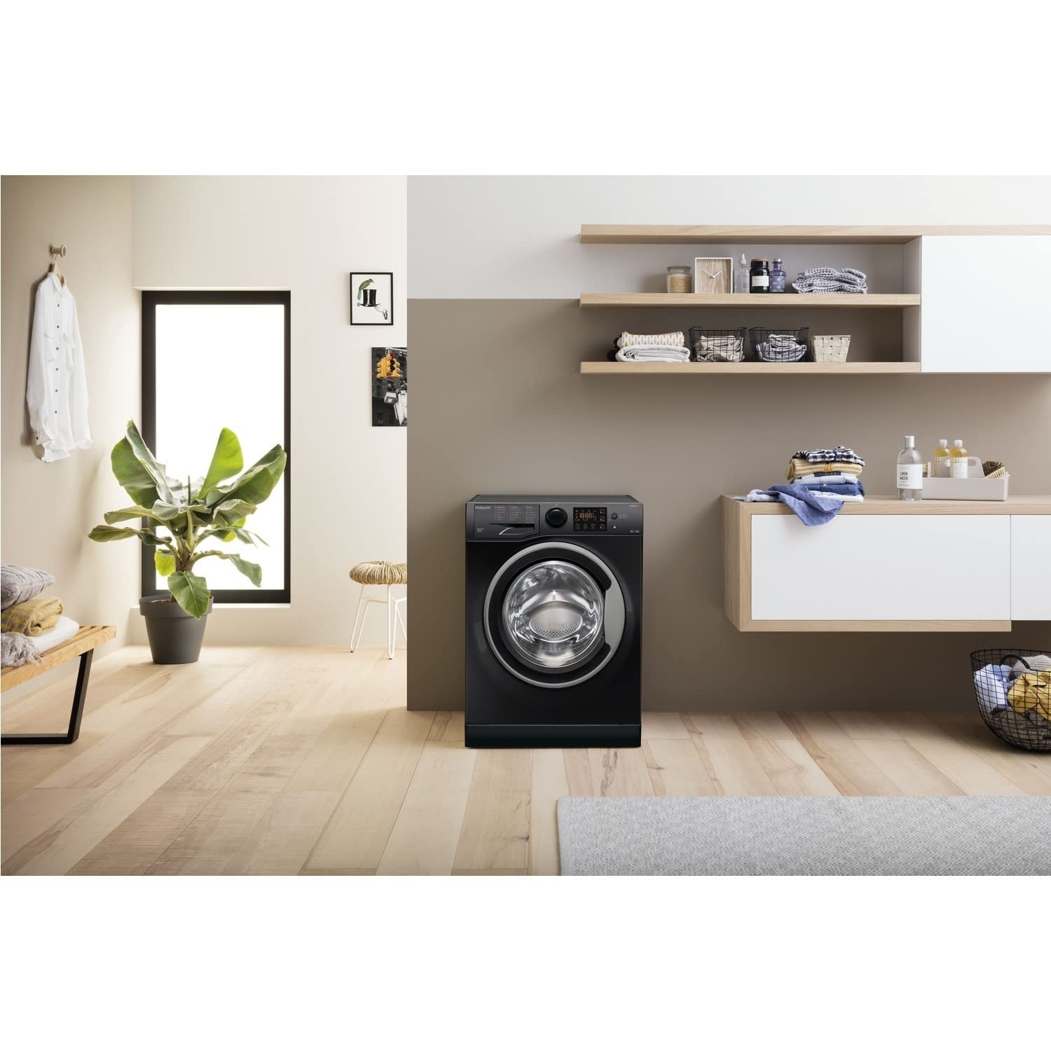Freestanding Washer Dryer 9kg Wash 6kg Dry 1400rpm Black