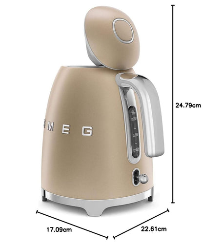 Electric Kettle 1.7L 2400W 360° Swivel Base Champagne Matt