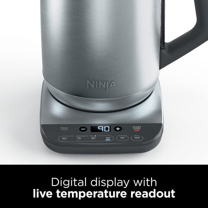 Temperature Control Kettle 1.7L 3000W Rapid Boil Stainless Steel