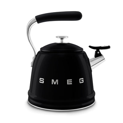 Whistling Kettle 2.3L Stainless Steel Silicone Handle Black