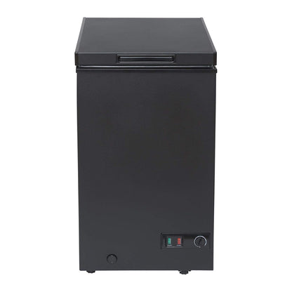 Chest Freezer 95L Slimline 47.5cm Manual Defrost Black