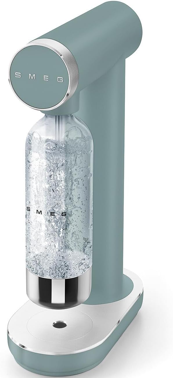 Soda Maker 800ml Non-Slip Feet Space Saving Design Emerald Green