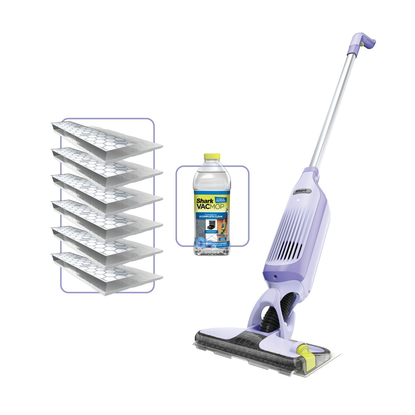 2-in-1 Cordless Hard Floor Vacuum Spray Mop Charcoal Grey