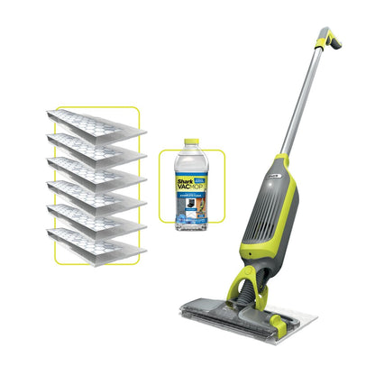 2-in-1 Cordless Hard Floor Vacuum Spray Mop Charcoal Grey