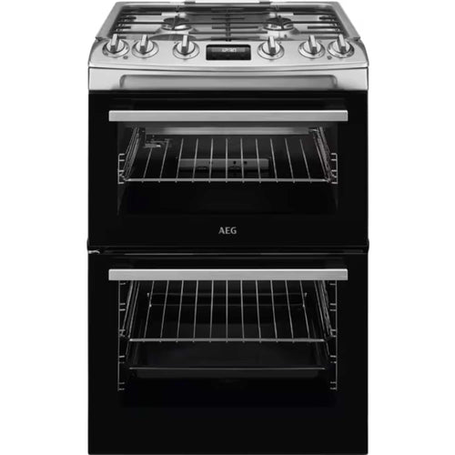 Double Oven Gas Cooker 60cm 81L Stainless Steel
