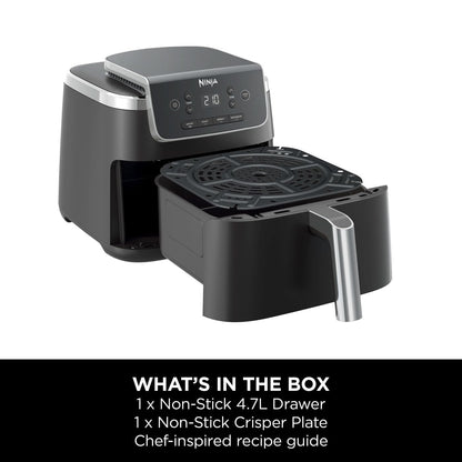 Air Fryer 4.7L 2000W 4 Functions Digital Touch Black