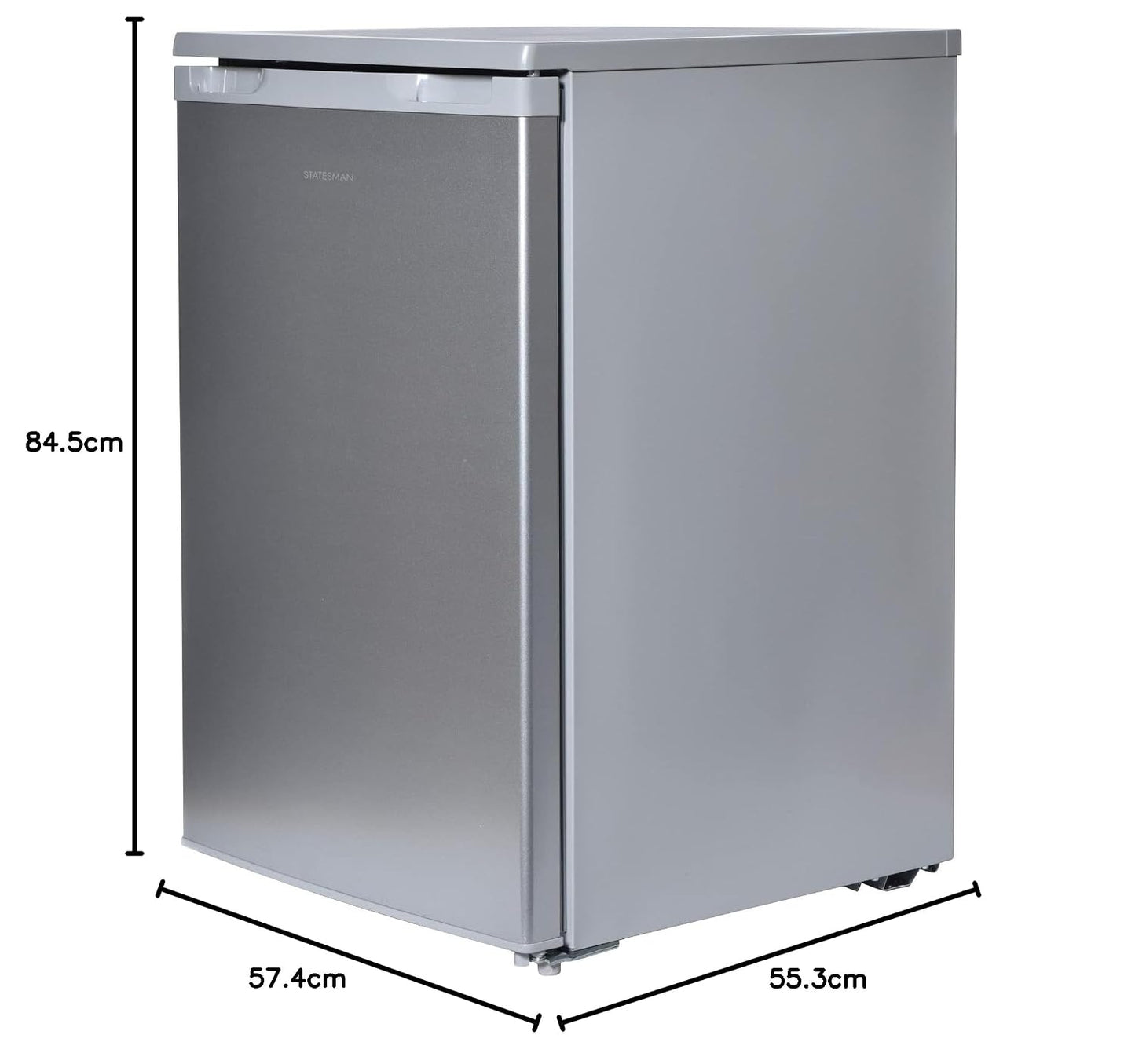 Under Counter Larder Fridge 133L 55cm Silver Reversible Door
