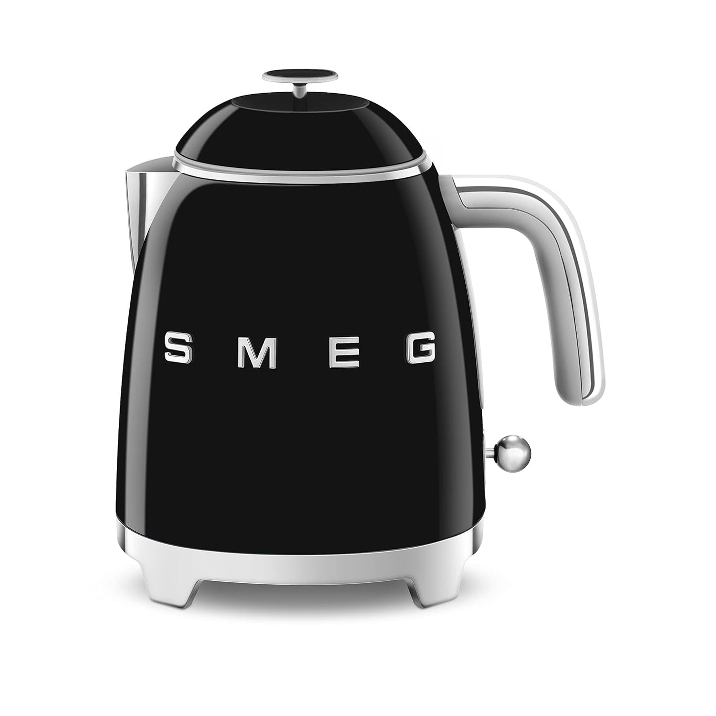 50'S Style Retro Range Breakfast Set 0.8L 1400W Mini Kettle And 4-Slice 2000W Toaster Black