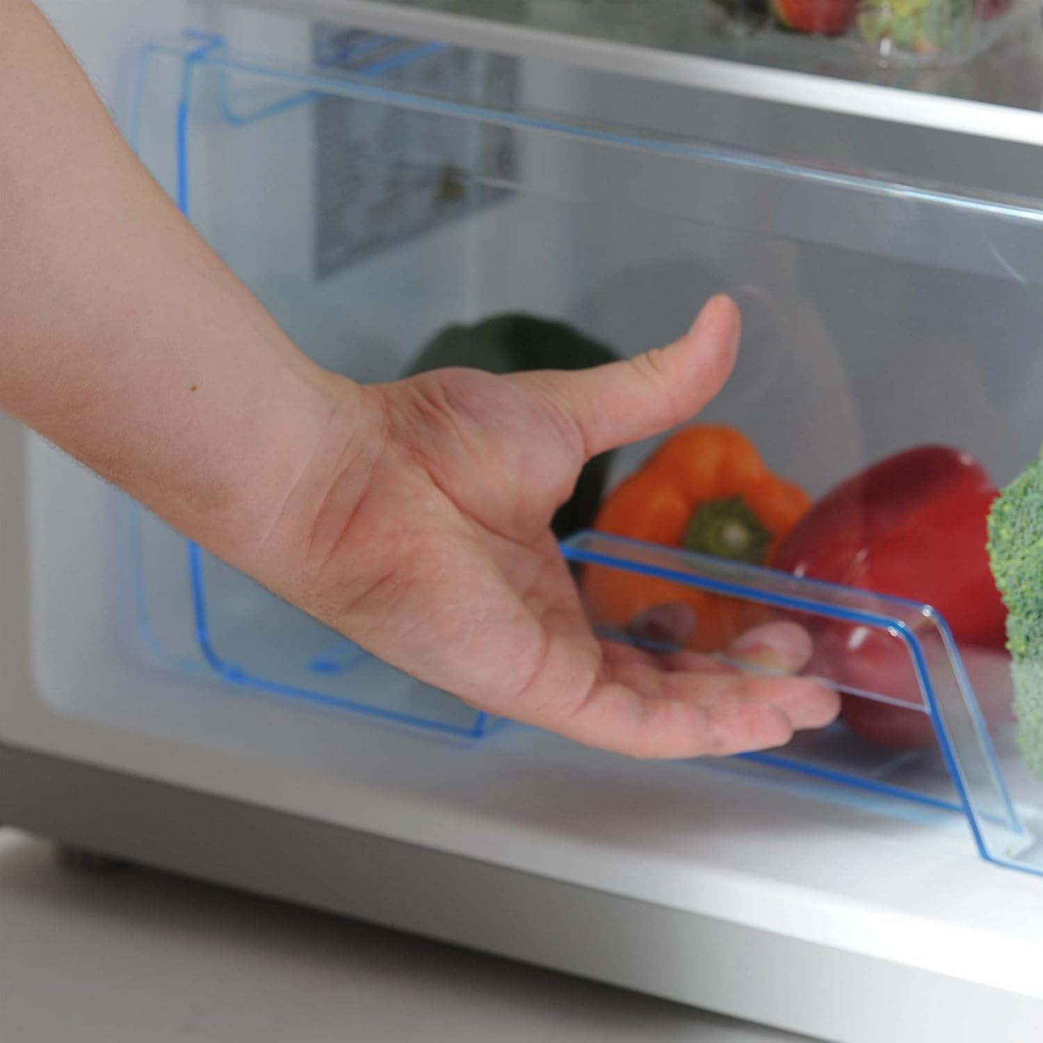 Under Counter Larder Fridge 133L 55cm Silver Reversible Door