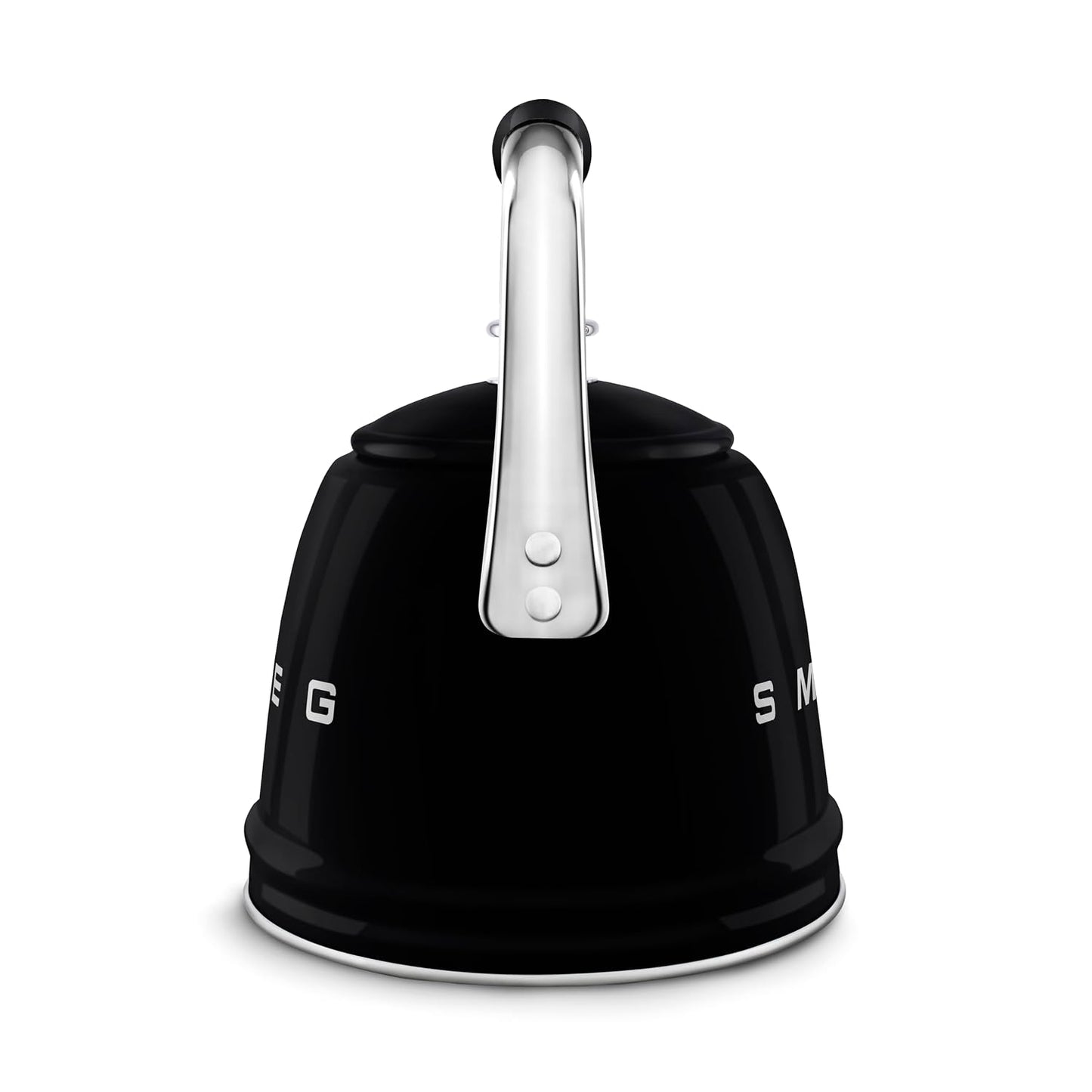 Whistling Kettle 2.3L Stainless Steel Silicone Handle Black