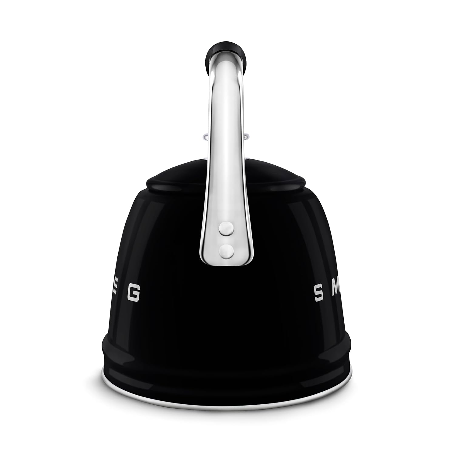 Whistling Kettle 2.3L Stainless Steel Silicone Handle Black