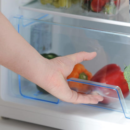Under Counter Larder Fridge 133L Adjustable Thermostat Reversible Door White