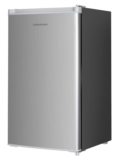 Undercounter Fridge 80L Reversible Door Silver