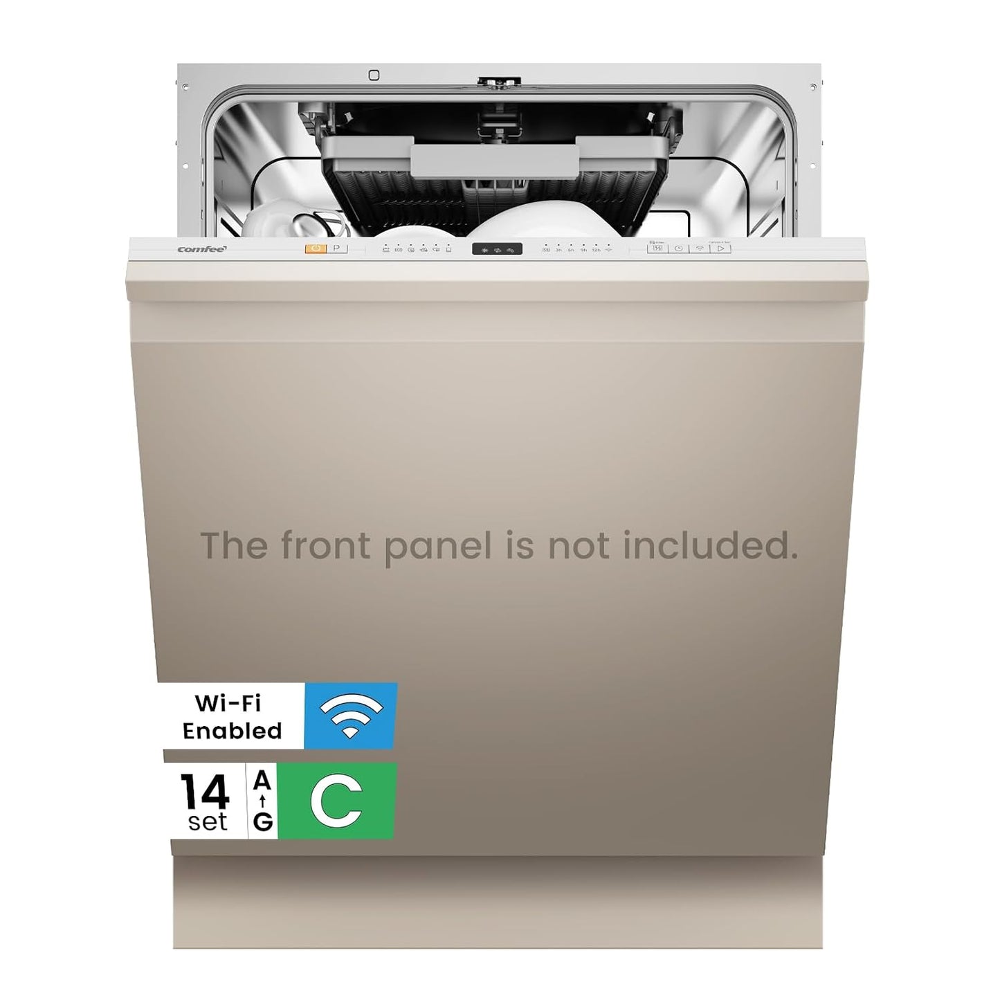 Built-In Dishwasher 12 Place Settings 8 Programs 47dB White
