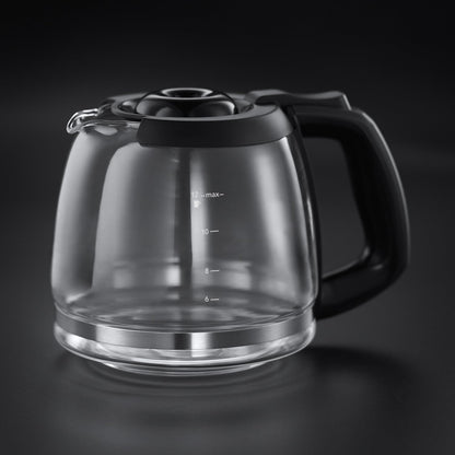 Bean To Cup Filter Coffee Machine 1025W 12 Cup Programmable Timer Stainless Steel