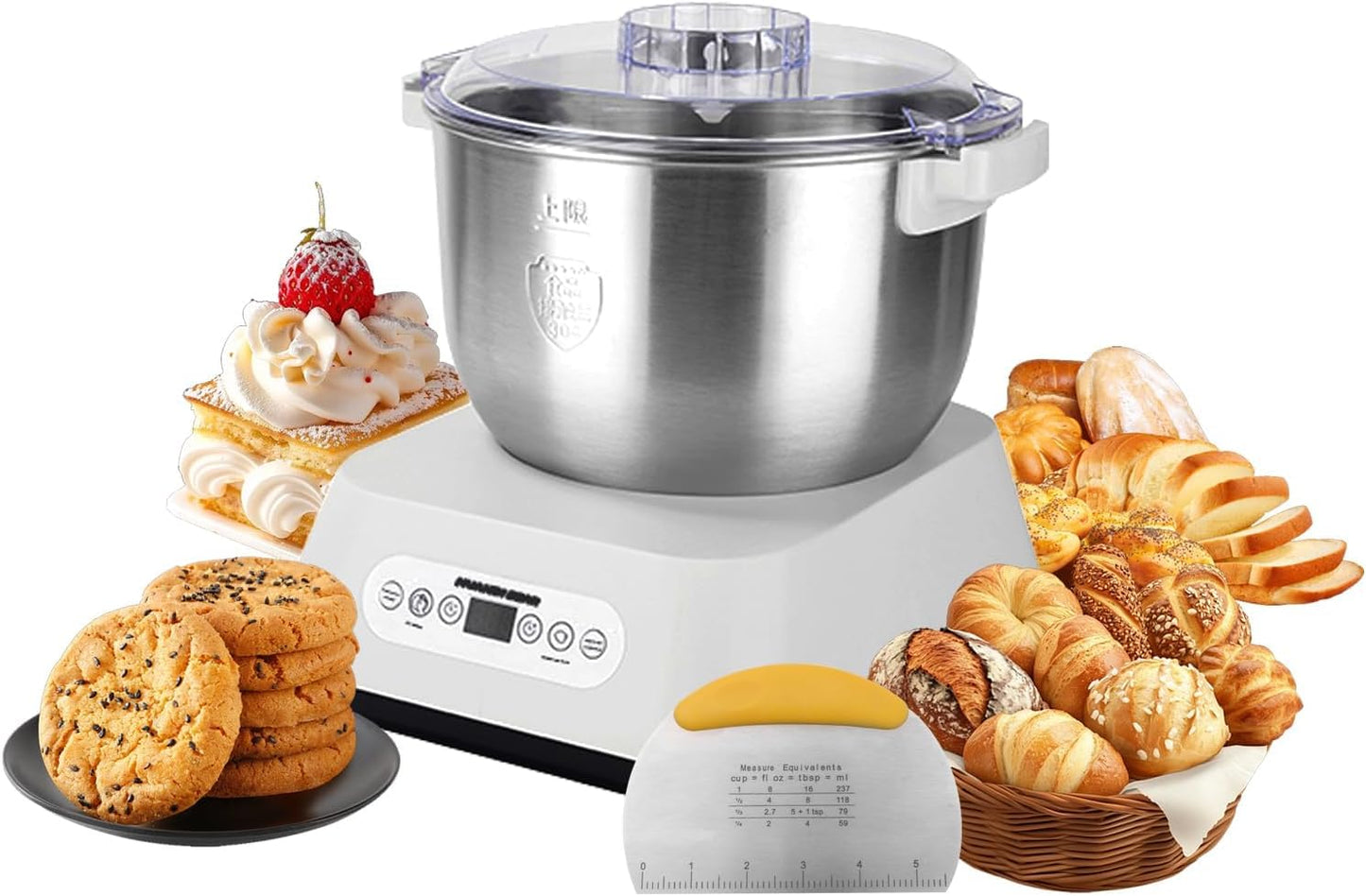 Stand Mixer 7L 1500W Touch Control White