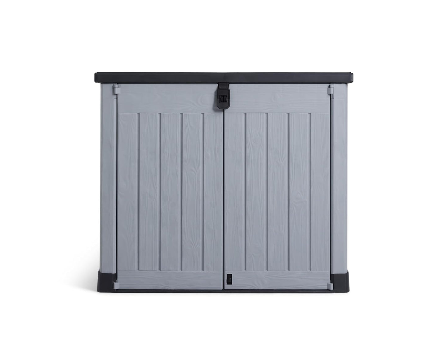 Outdoor Garden Storage Shed 57 X 32 X 48 In Grey Plastic Double Doors