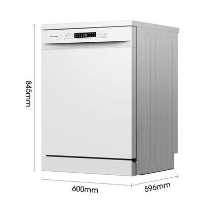 Freestanding Dishwasher 13 Place Settings 47dB 8 Programmes White