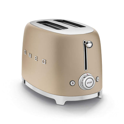 Toaster 2 Slice 950W 6 Browning Levels Bagel Function Champagne