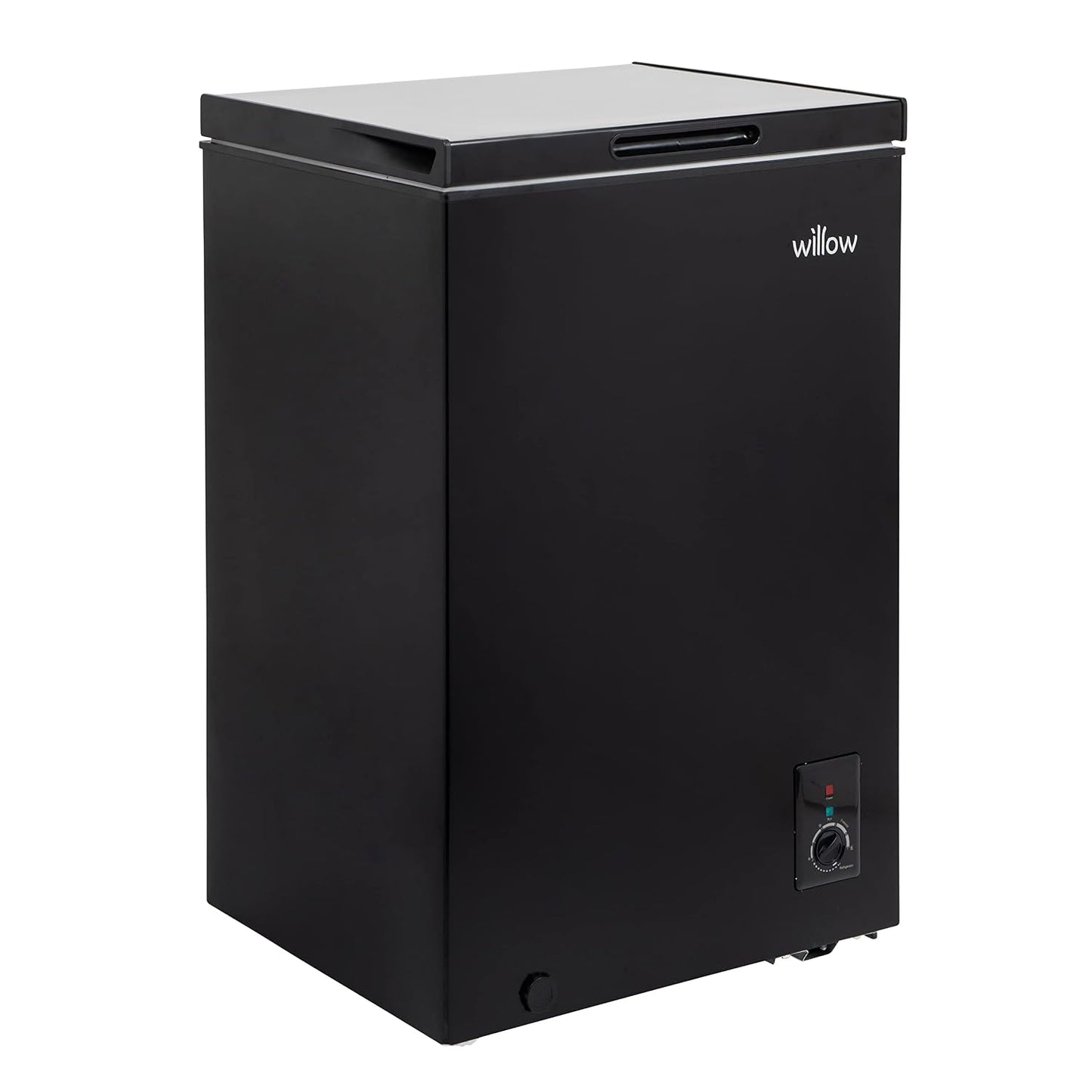 Chest Freezer 99L Removable Basket Adjustable Thermostat Black
