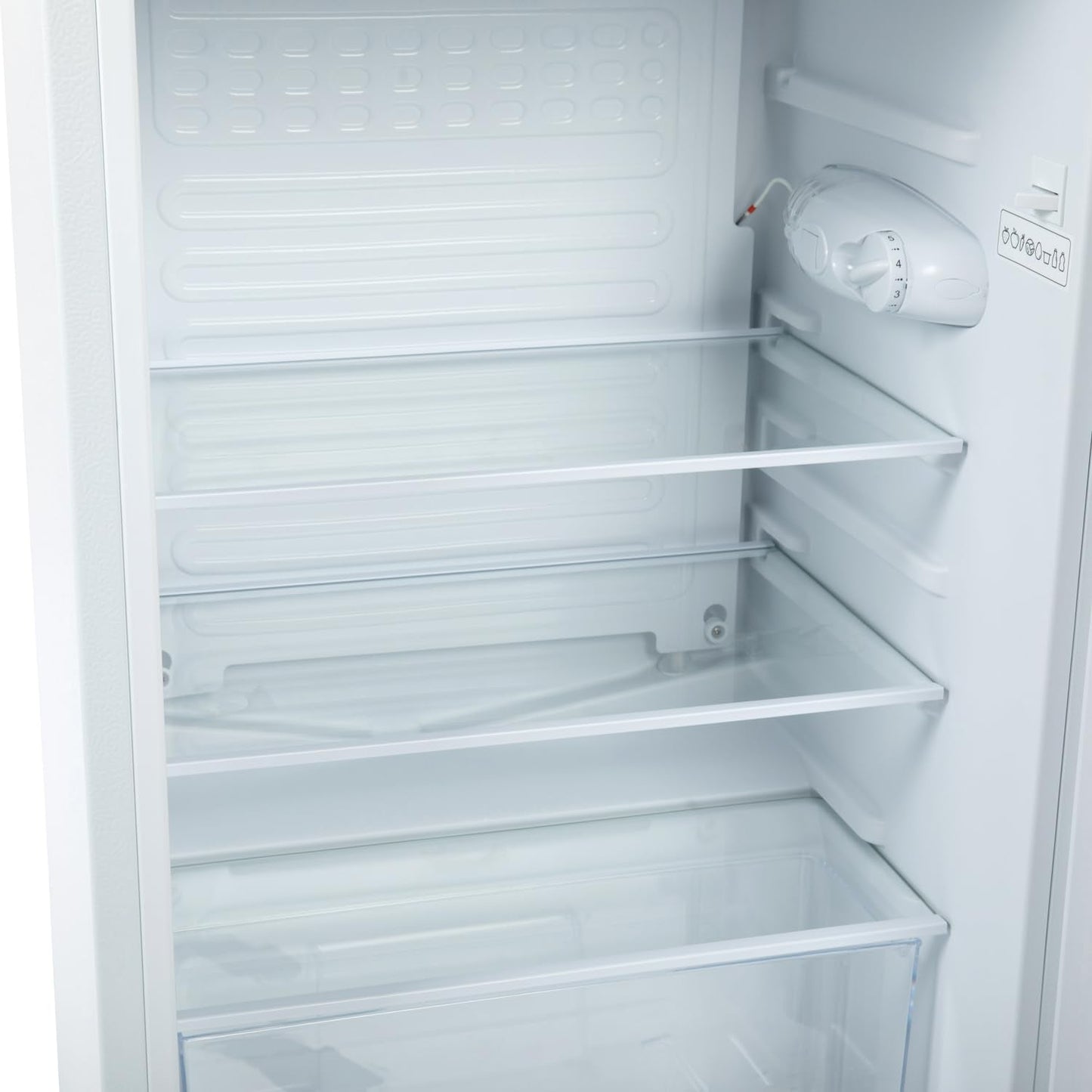 Under Counter Fridge 94L Adjustable Thermostat Reversible Door White
