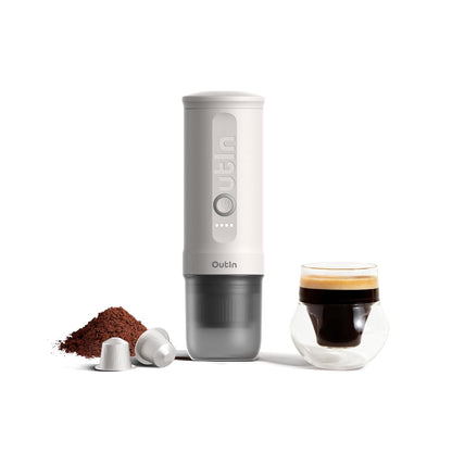 Portable Espresso Machine 20 Bar Self-Heating USB-C Space Grey