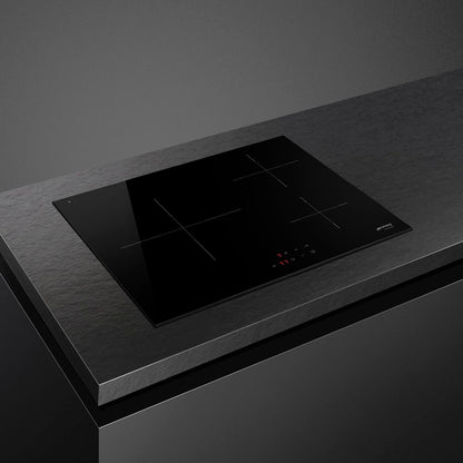 Induction Hob With 3 Heating Zones 7200W 60cm Black