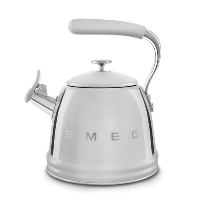 Whistling Kettle 2.3L Stainless Steel Silicone Handle Black