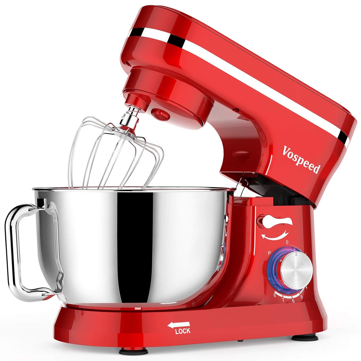 Stand Mixer 5-Quart 8-Speed 1000W Tilt-Head Black